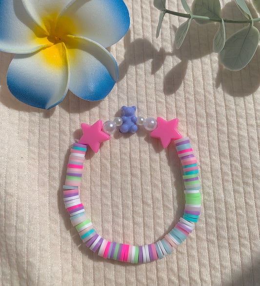 Colourful gummy bear bracelet